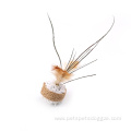 sisal cat scratching mouse and ball with feather